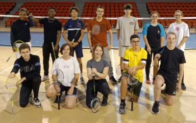 1ère rencontre de badminton